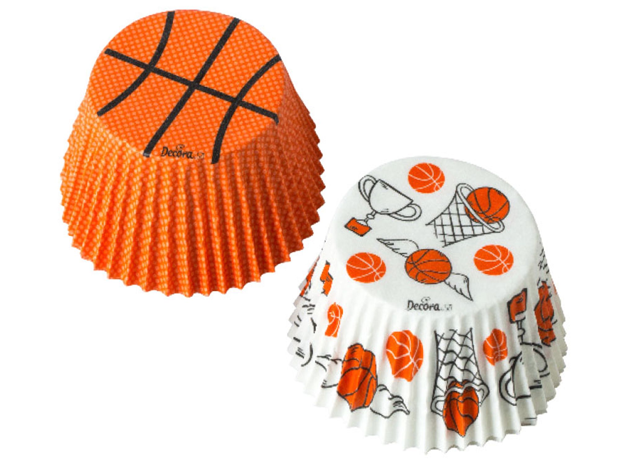 Muffinförmchen Basketball